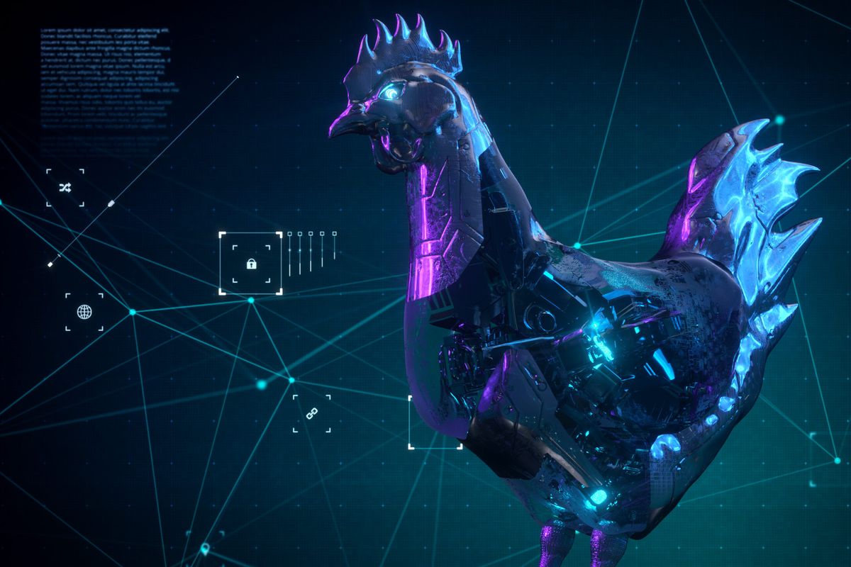 BW's tweet photo. Yes, these chickens are on the blockchain https://t.co/1jR70LHRTF https://t.co/GjlVl9hyr0