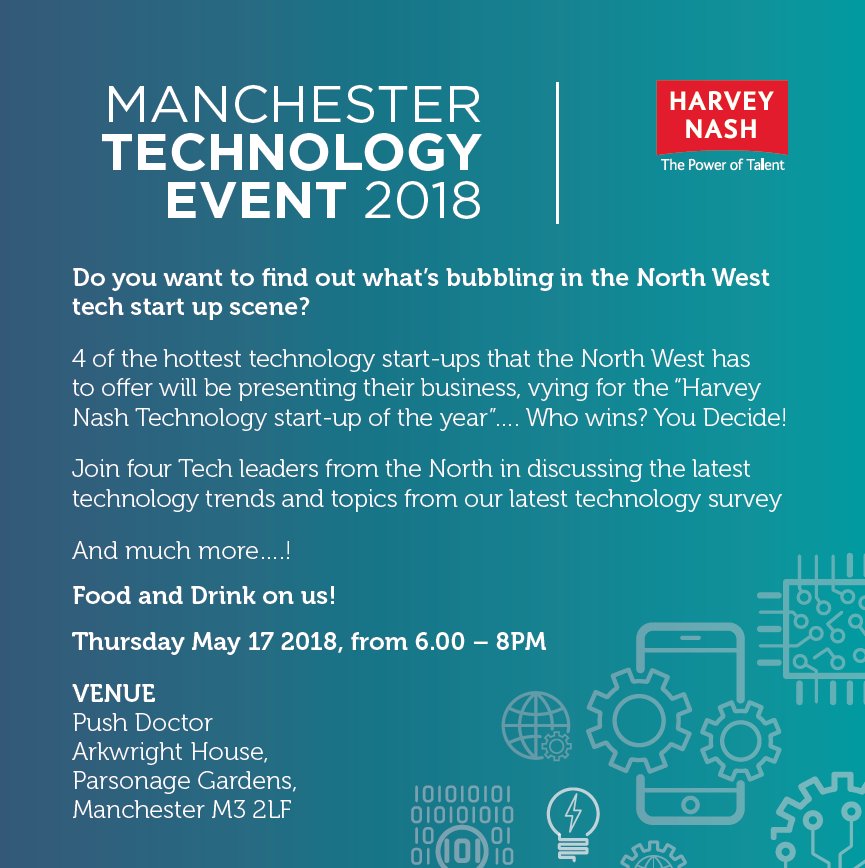 Are you in #technology in #manchester? Interested in hearing <a href="/tickx/">TickX</a> pitch their business idea to an audience full of peers? Come and join us at our annual tech event on the 17th May. Register here: bit.ly/2JXyjUR