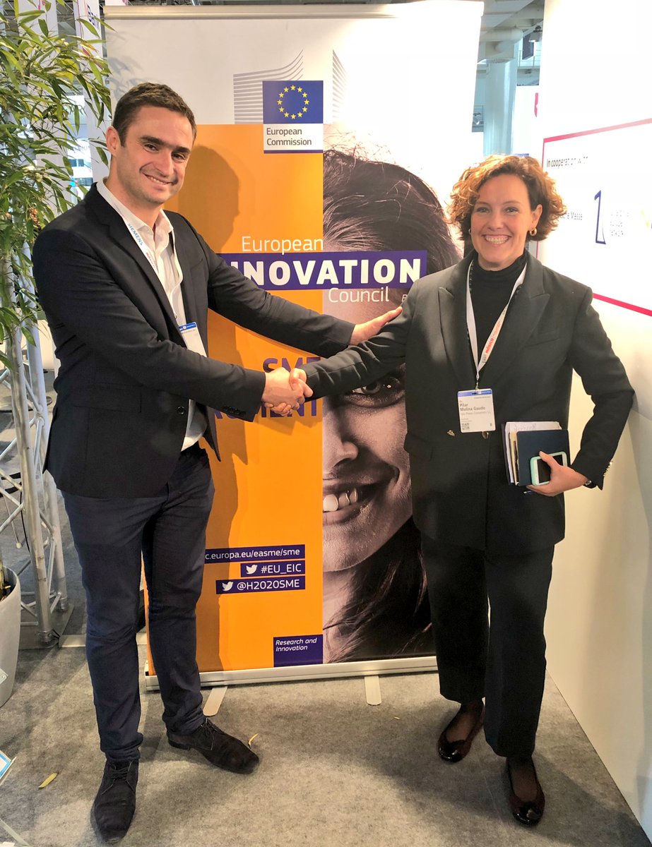 Sharing impressions with <a href="/bertrandwert/">Bertrand Wert</a> about Technology&amp;Business Cooperation days #HannoverMesse2018