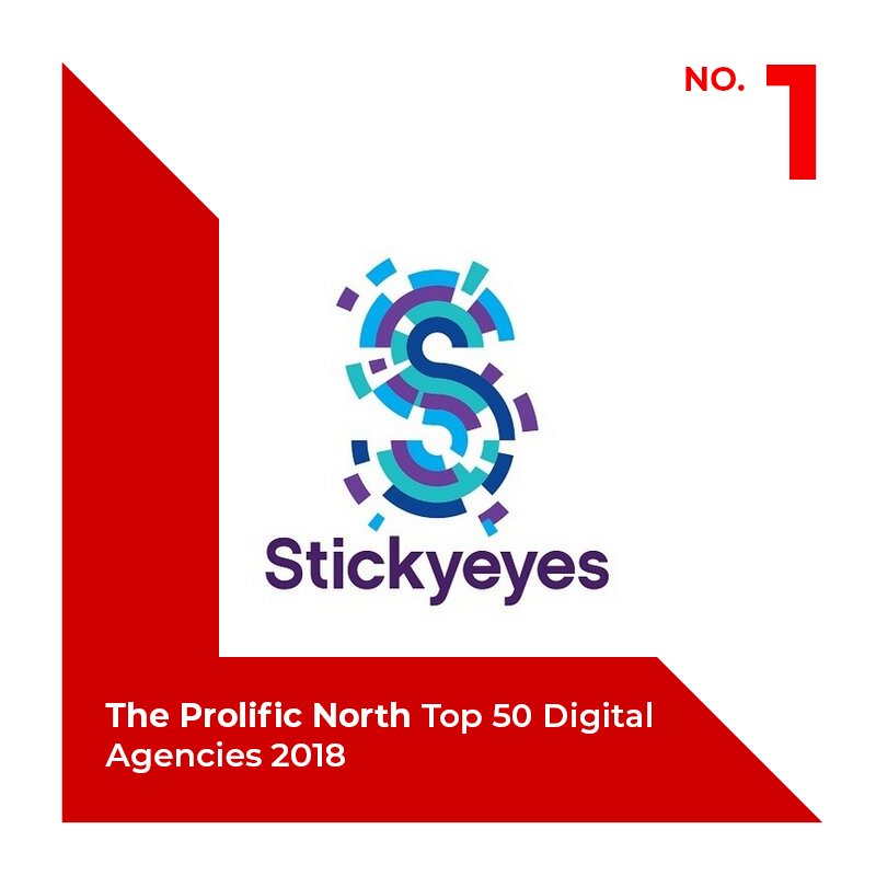 ProlificNorth's tweet photo. The Prolific North #Top50Digital Agencies 2018 has been published.

Congratulations to #Leeds based agency @stickyeyes for their no.1 spot.

Full list -> https://t.co/DSLCVnSZe5 https://t.co/TF4ij1agIC