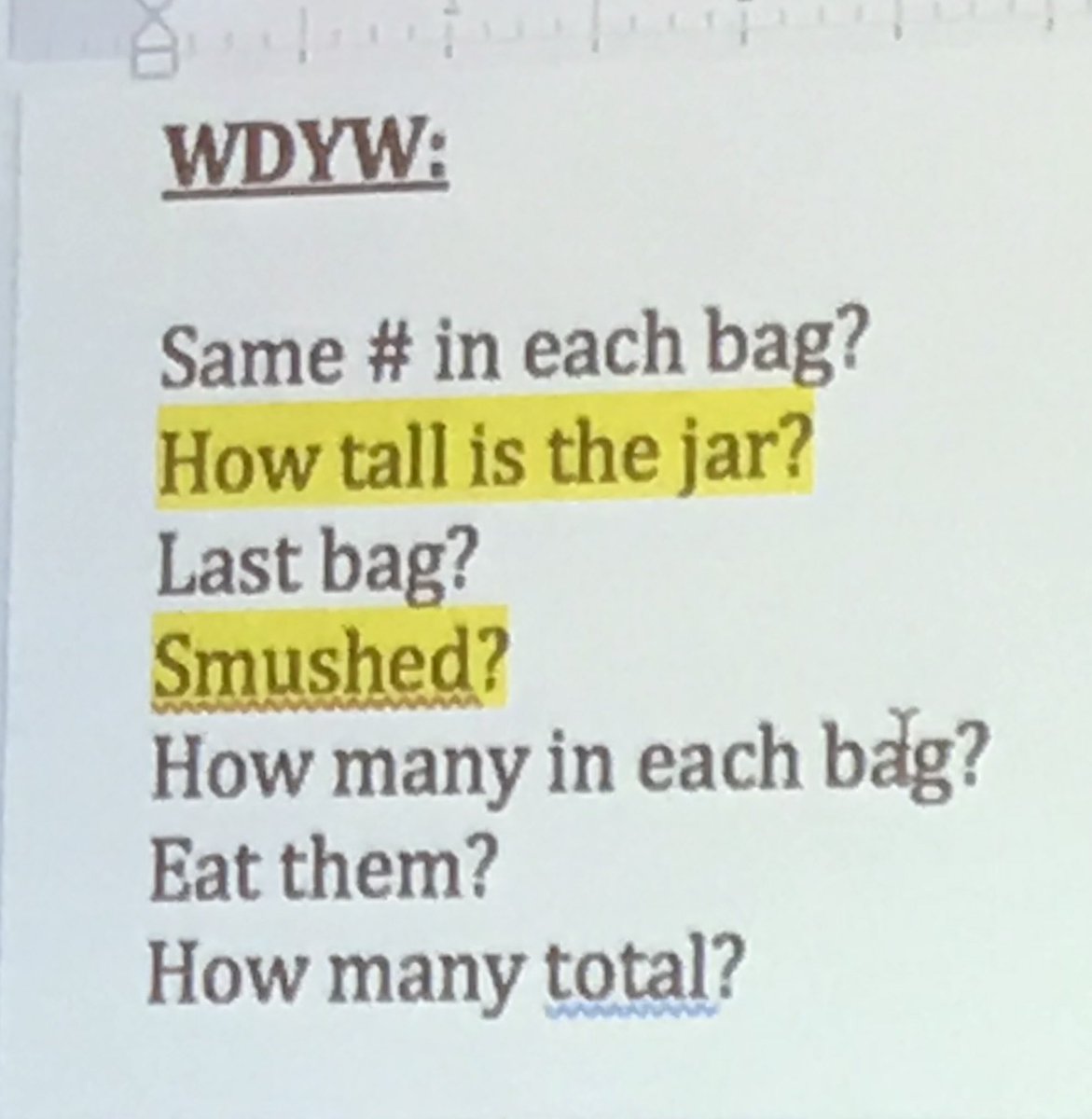 Kidsmathtalk's tweet photo. #NCSM18 Validate all ss noticings and wonderings. That is dismissive to curiosity. They are just to make sense and make connections #8practices @gfletchy https://t.co/G6xpQOKhJH