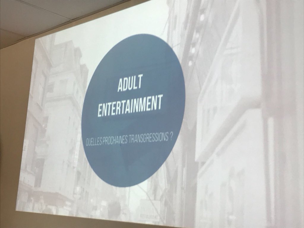 esupcomParis's tweet photo. Dernière conférence du jour ! Adult entertainment : quelles prochaines transgressions ? C’est maintenant ! #COMAD #ESUPCOMCOMAD #COMAD2018 https://t.co/9CQjaMfBRg
