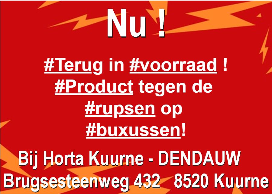 hortadendauw's tweet image. #Terug in #voorraad ! #Product tegen de #rupsen op #buxussen! #buxusmot #Conserve #Decis #Multisect #tekoop @ @HortaDendauw