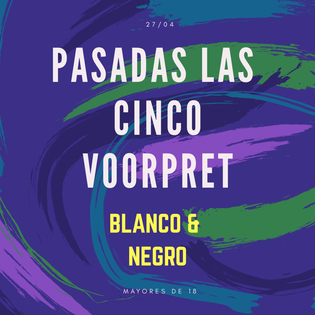 LujanVU's tweet photo. Voorpret explota este 27-04 en "La boricua" con la participación de "Pasadas las 5"!! Te las vas a perder?? 
Pedile tu anticipada a cualquier chico de la promo!! @Voorpret_18 https://t.co/4jrHVgWBAa