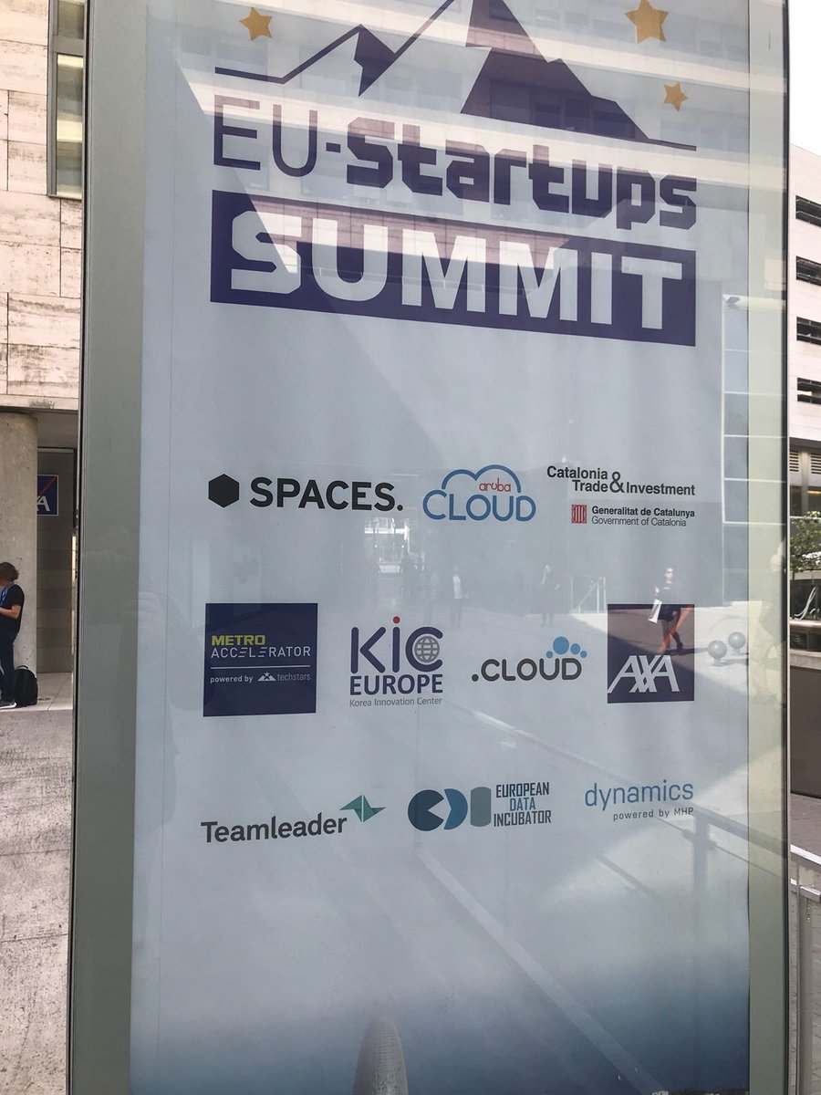 TbioMed's tweet photo. Today, at the EU-Startups Summit event in Barcelona, learning from some of the most successful European #entrepreneurs. Great time! #EUStartupsSummit @EU_Startups #stopapnea #Airmony https://t.co/Ni1lKLJ6pM