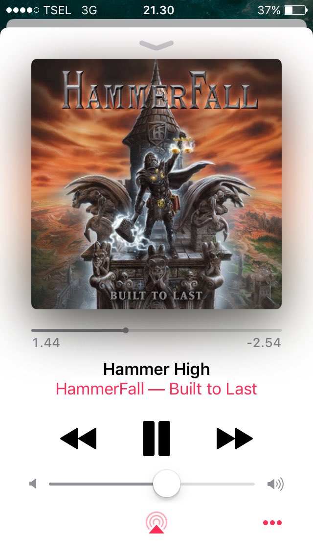 #NowPlaying @HammerFall With Hammer High #np #metal and #rockmusic #HammerFall #HammerHigh