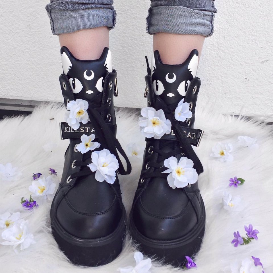 killstar keiko kitty high tops