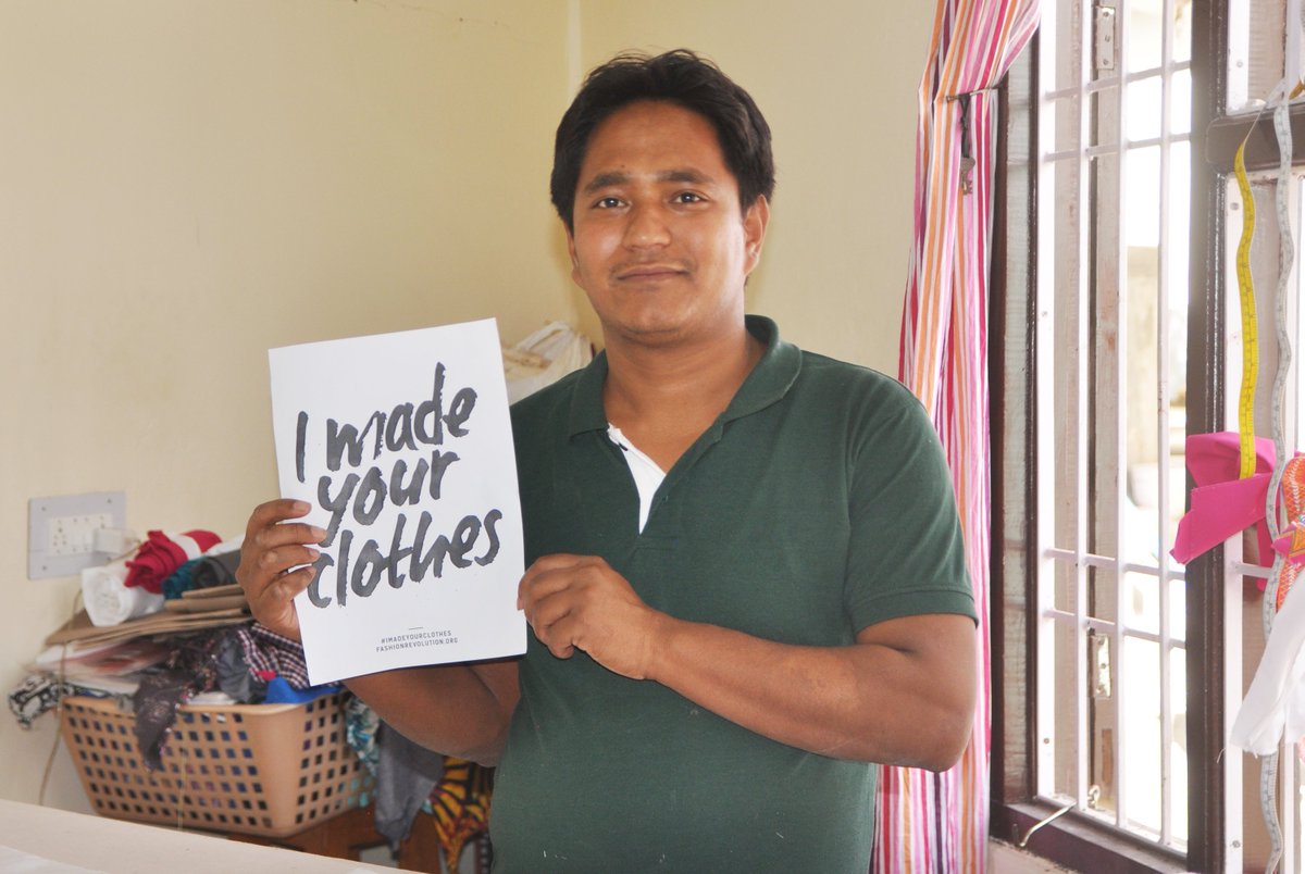 More brands should be able to answer #whomademyclothes. The Visible Tailoring centre is therefore totally visible/transparent and produces for brands and designers who want quality ethical production (with with no minimums!) visibletailoring.com  #FashionRevolutionWeek