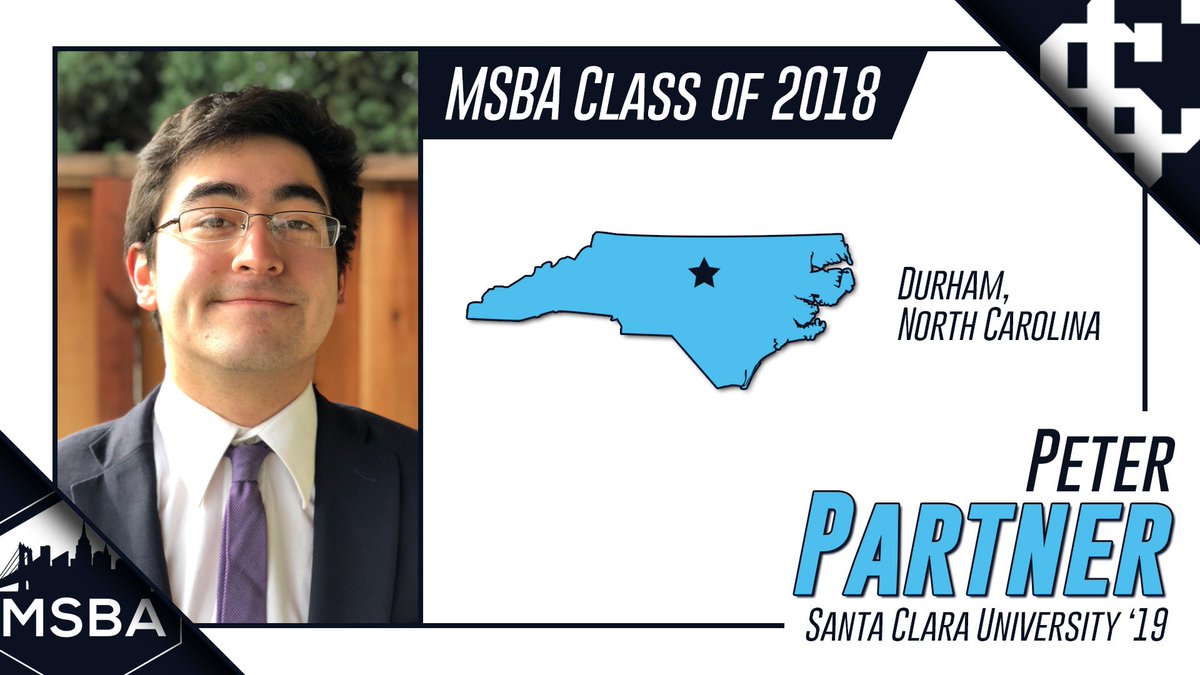 goMSBA's tweet photo. Introducing future #SportsBiz leader Peter Partner, a rising senior at Santa Clara.

Welcome to #MSBA18, Peter! https://t.co/JCZhuXQ9fu