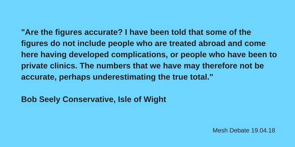 MedicalMesh_SOS's tweet photo. @IoWBobSeely is correct! Future studies on mesh injured need to be accurate. i.e inclusive of both private and NHS patients, of both gender and for all types of #mesh operation! MESH IS MESH!
#BanMeshNow #MeshKills #MeshMaims #MHRA #BanAllMesh #meshSOS #pelvicfloorhealth https://t.co/DsvFica9N4