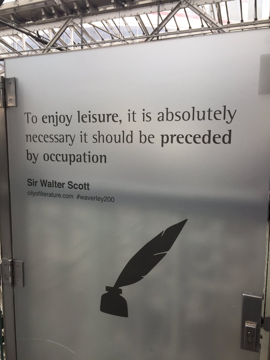 ilovepathology's tweet photo. Spotted some wisdom from Sir Walter Scott at Edinburgh station. Heading home now. Back to my microscope tomorrow. https://t.co/I8Wi0xNMaM