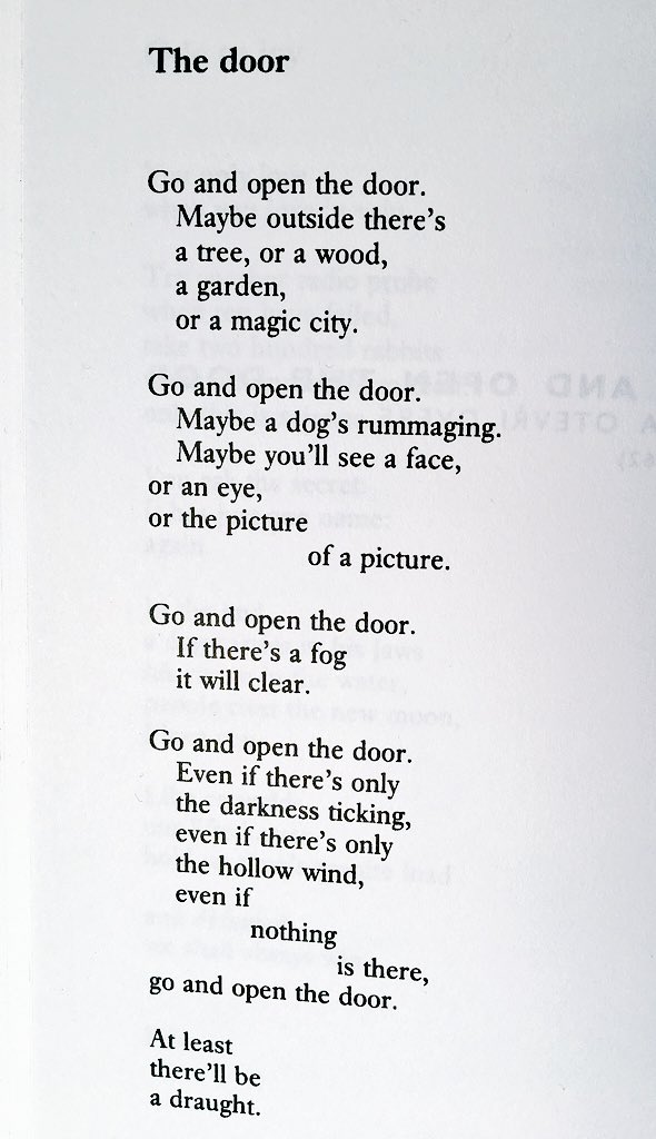 Poetry Koan On Twitter Even If Nothing Is There Miroslav