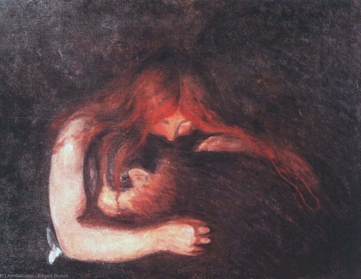 neopaintings's tweet photo. jaemin as love and pain (vampire) by edvard munch https://t.co/Vcd8I93Ls4