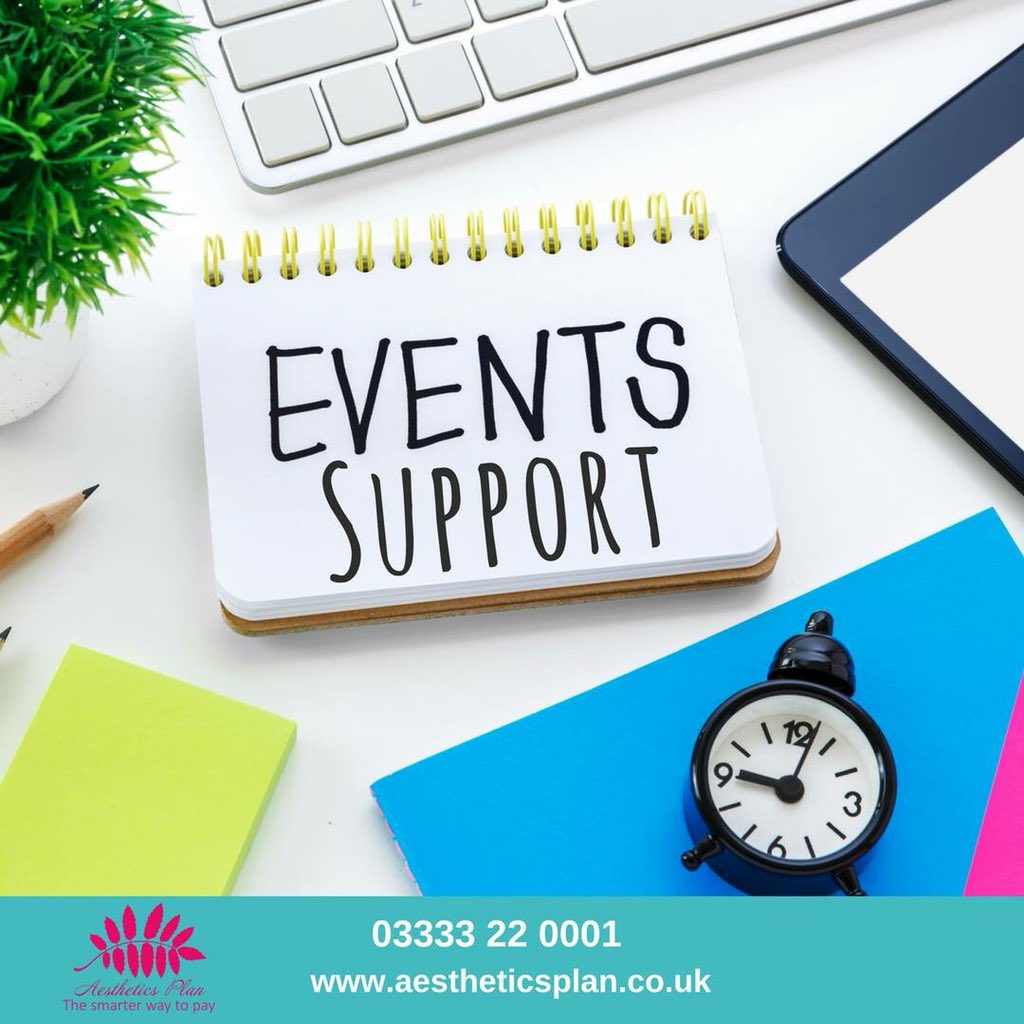 aesthetics_plan's tweet photo. We understand how stressful organising and running an #event can be - That's why we're here to help! In addition to our #Aesthetics Pre-payment Plans, we also offer Event Support, making it easier for you. Call 03333220001 or message today to find out more https://t.co/4xUmQOzr91 https://t.co/gTCexLZTfX