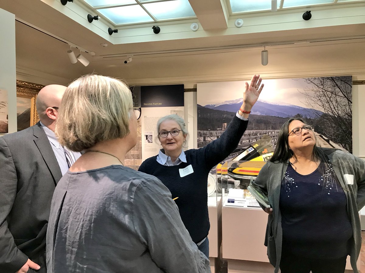 AASLH's tweet photo. The #connectingyourcollections groups are planning 10 minute activities for prescribed audiences and themes, using the space and #collections of New Hampshire Historical. One group is designing for a group of preschoolers on the theme of “yellow.” We’ll share-out soon! https://t.co/PHRDViiNV5