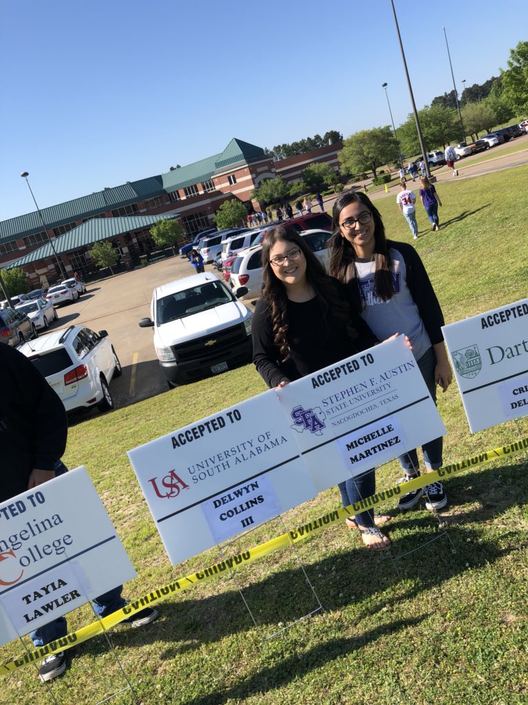 Signing Day @LHS. #LufkinU