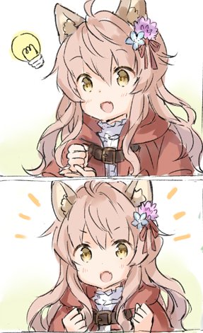 またオオカミちゃんのミニ漫画描いてます進捗 