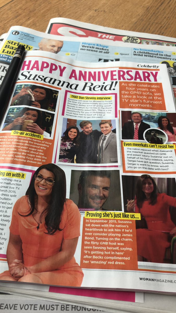 Thank you <a href="/womanmagazine/">Woman Magazine</a> for these moments &amp; thanks to all the viewers who’ve joined <a href="/gmb/">Good Morning Britain</a> over the last 4 years!