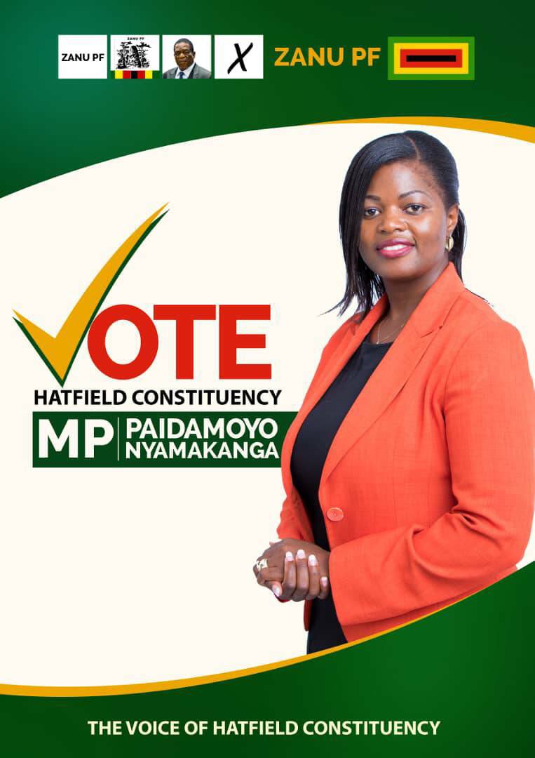 ZimMediaReview's tweet photo. Two young female candidates battling it out in the Zanu-PF primaries. Uphill battle for whoever of them wins. 
MDC-T’s Tapiwa Mashakada, who has held the seat since 2000, is standing in the Constituency https://t.co/f33d7Vl1Q4