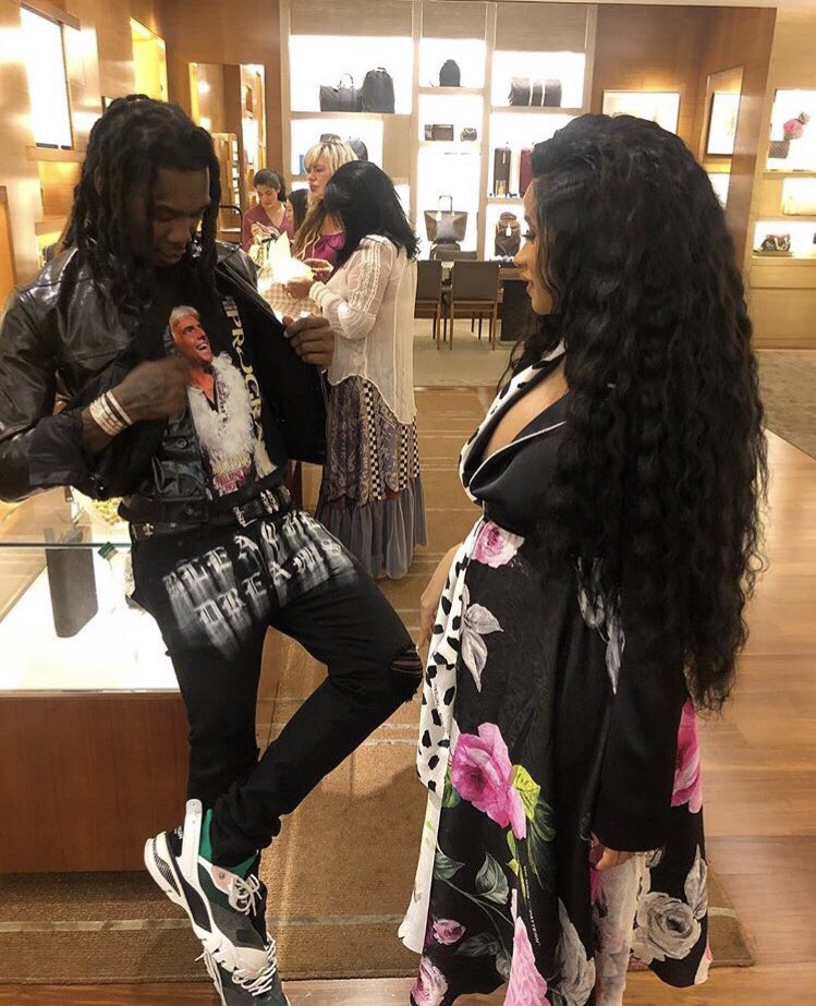 RicFlairNatrBoy's tweet photo. My Brother Styling With Cardi B @OffsetYRN @iamcardib 
https://t.co/1ZgKVjFH8x ! WOOOOO! https://t.co/oUNos7smSQ