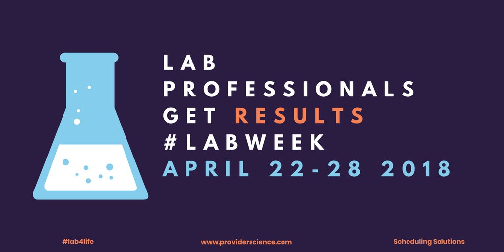 providerscience's tweet photo. In honor of your awesome lab professionals this week.  Fill in the blank. 
Lab professionals  ______________________________!
#labweek2018 #labweek #lab4life https://t.co/wfG0gfIstL