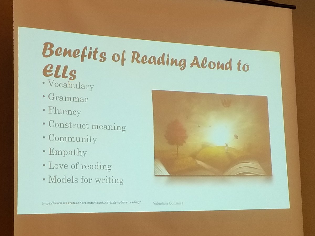 NOT reading aloud to students creates a gap in their education that just grows over time. Read aloud to your students to free them from struggles with vocabulary and decoding, allowing them to think critically about the text.
- <a href="/ValentinaESL/">🌍 ναℓєηтιηα gσηzαℓєz</a> at #CarolinaTESOL2018