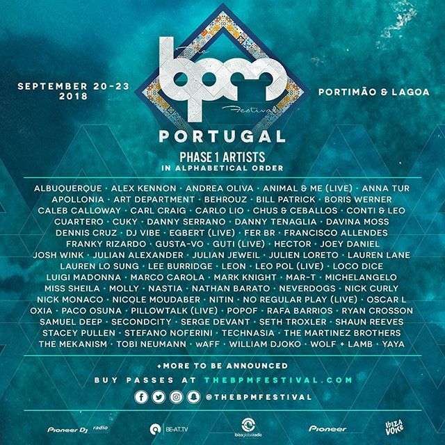 So happy to be part again of one of the best festival in the world alongside <a href="/form_music/">FØRM</a> family. See you in #BPMPortugal ! <a href="/thebpmfestival/">The BPM Festival</a> #animalandme #adastra #musicforthesoul bit.ly/2Hq9gMF