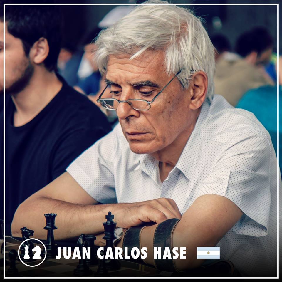 ___sssky's tweet photo. Saludamos en su 70° cumpleaños al MI Juan Carlos Hase, destacado jugador argentino, representante olímpico de su país en cuatro ocasiones, reconocido profesor y formador de jóvenes valores.

Pueden ver sus partidas ingresando a  https://t.co/XGrIAUuEI2 https://t.co/g3ORz5akcl
