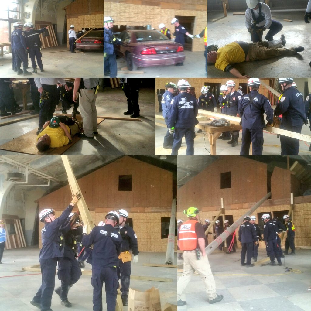 PATaskForce1's tweet photo. Shored up and saved! #ofdaquakeexercise #fairfax2018fse #patf1 #vatf1 #urbansearchandrescue #searchandrescue #usar https://t.co/73oDx17N1G