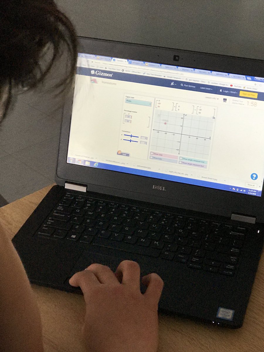 msscolieri's tweet image. Exploring gizmo games as reinforcement to our transformations lesson! #interactiveMath #MathMindsets
