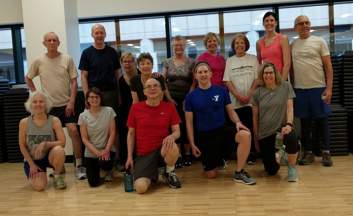 fitguymike's tweet photo. Check out this awesome group at Forever Well strength this morning at @DouglasDaytonY #Foreverwell #ladderdrills #bodybar https://t.co/tWU319pn6k