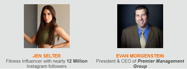 ACIMarketing's tweet photo. BRAND NEW Fireside Chat for this year's #ACIDigitalAdv features @JenSelter &amp; @EvanMorgenstein. This intimate discussion will give attendees an inside look into the perspective of influencers, their agents &amp; what they look for when contracting w/ brands: https://t.co/ltvuCfQL0q https://t.co/RrtnB8AcPg