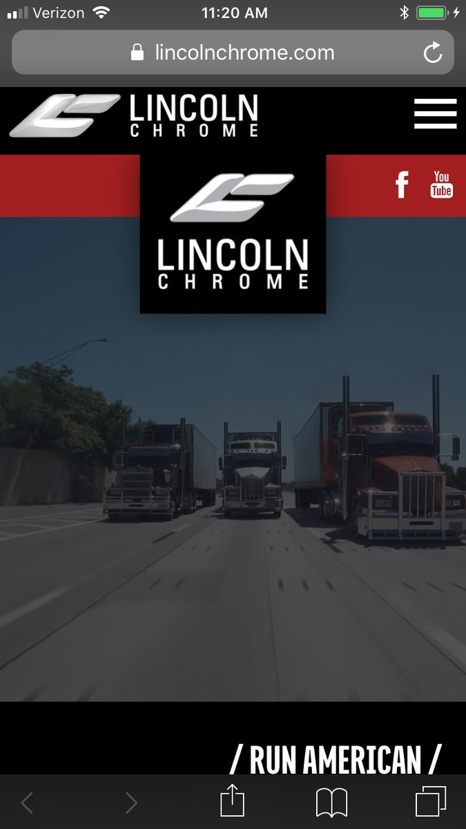 lincoln_chrome's tweet photo. Check out our new website- our new interface is easy to navigate, and has added features, like a downloadable e-catalog, product registration, and dealer locator. 

#runamerican #lincolnchrome #lincolnchromeusa #runbadder #runtougher #runlouder 

https://t.co/TlzqJ2ie8J https://t.co/ytlD3Bj0p2