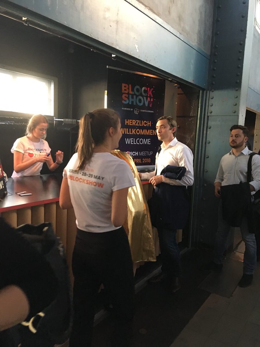 BlockShowcom's tweet photo. 📍BlockShow Zurich is open!
10 min till we begin!
We are at @KraftwerkZH together with our friends and partners @ChainX2018 and @Bankorus https://t.co/azCvNGWugI