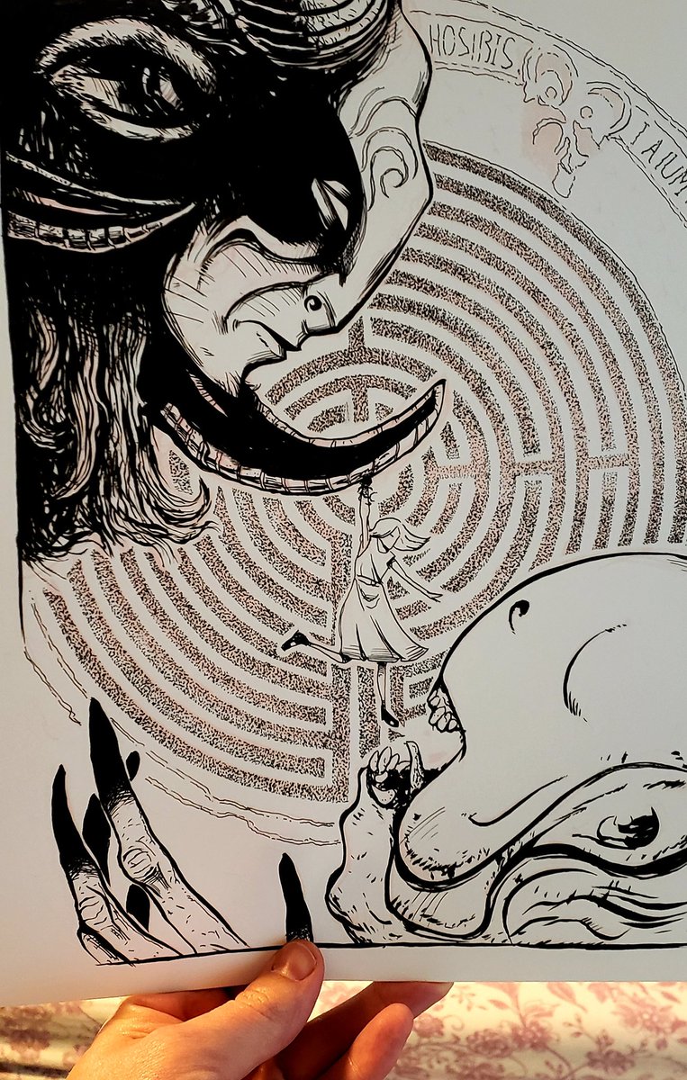 MattHardingArt's tweet photo. WIP for a thing #DelTorro #panslabrynth https://t.co/aijALUSoxY