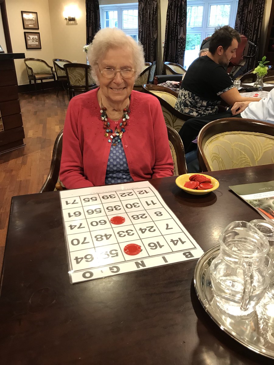 NathalieMette's tweet image. BINGO!! 🎉 @SunriseSrUK @JaniceH64514193 #sunriseofbagshot #bingo #activitiesprogram
