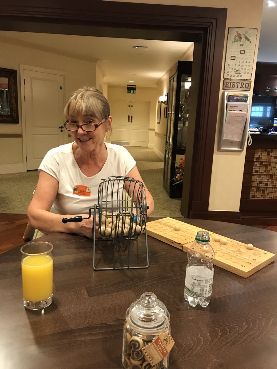 NathalieMette's tweet image. BINGO!! 🎉 @SunriseSrUK @JaniceH64514193 #sunriseofbagshot #bingo #activitiesprogram