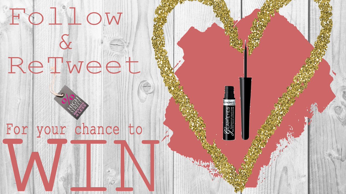 HighStreetBrand's tweet photo. Ready for our next #competition?! #RETWEET this post and #FOLLOW our page for the chance to #win a Rimmel Glam Eyes liquid liner in 001 Black Glamour! Good luck to you all! https://t.co/RcXNuTJVub
