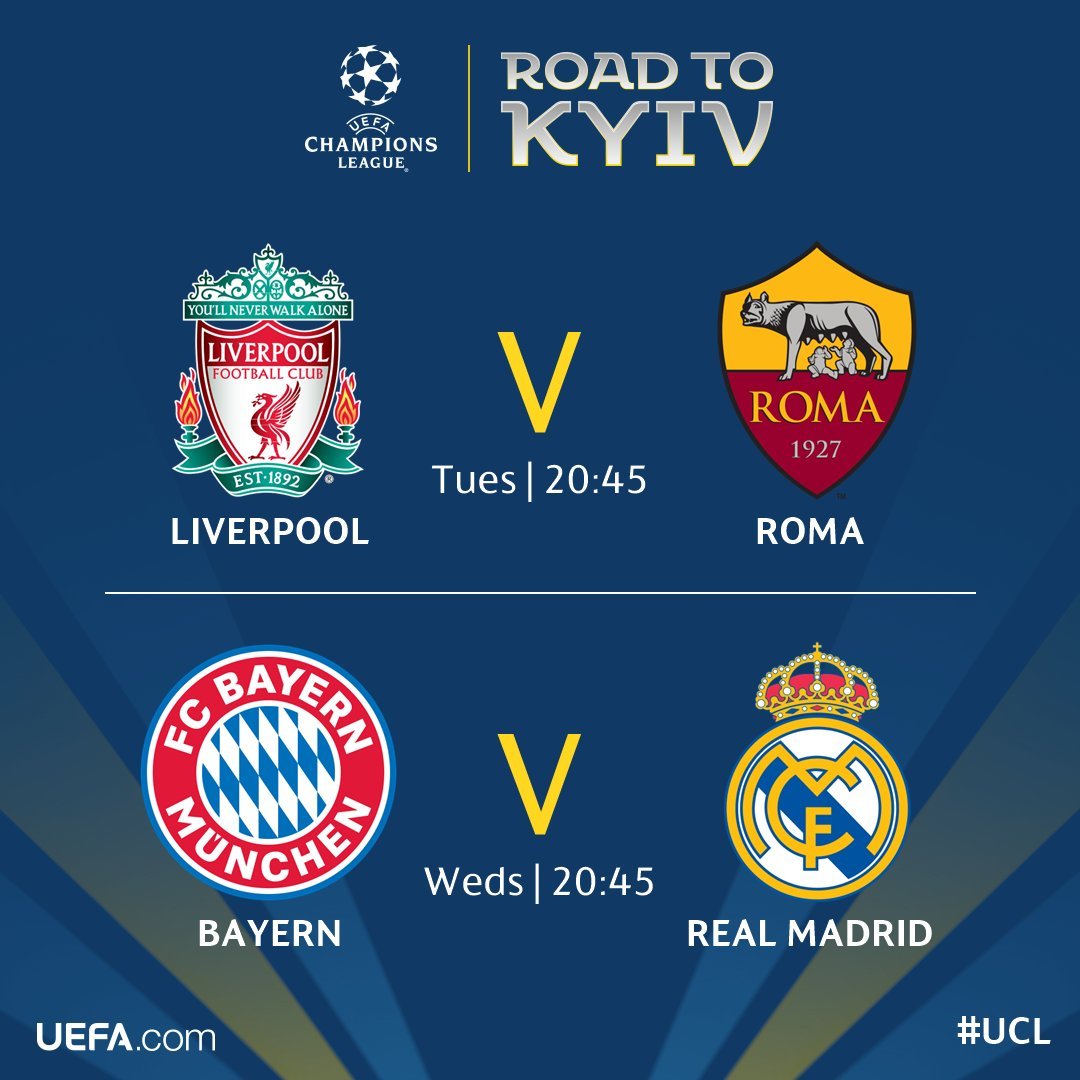 Taproom opens early for the 2:45 pm Semi-Final kick-offs! <a href="/ChampionsLeague/">UEFA Champions League</a> Tuesday &amp; Wednesday. This week &amp; next week. Be here! 15 beers on draft.