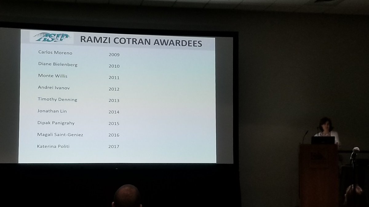 chhavic's tweet photo. #ASIP2018 #expbio 
ASIP members leave such amazing legacy behind. Become a part of the society that gets you places!
ASIP Cotran Award Lecture...what a treat early in the morning! https://t.co/kbw11iVi5i