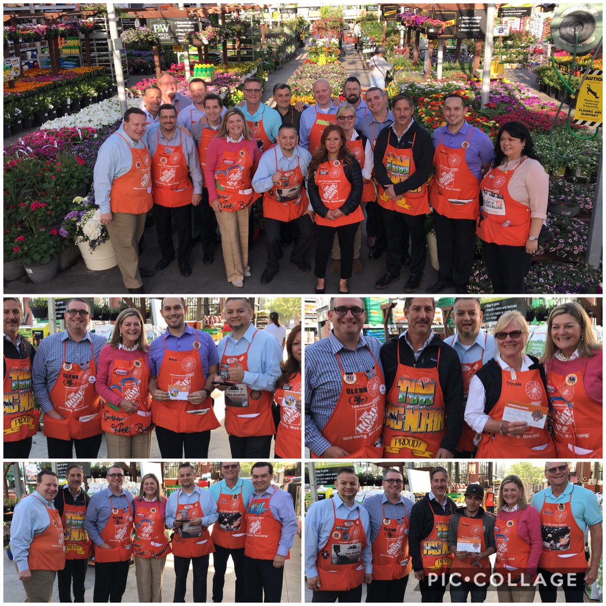 Store 6674 looked amazing today! Live goods look incredible! 🙌🙌 💐💐thanks and congratulations to Octavio, Susan, Trinidad, Aaron, and Dawn! #springstoretour2018 #PacNorthProud