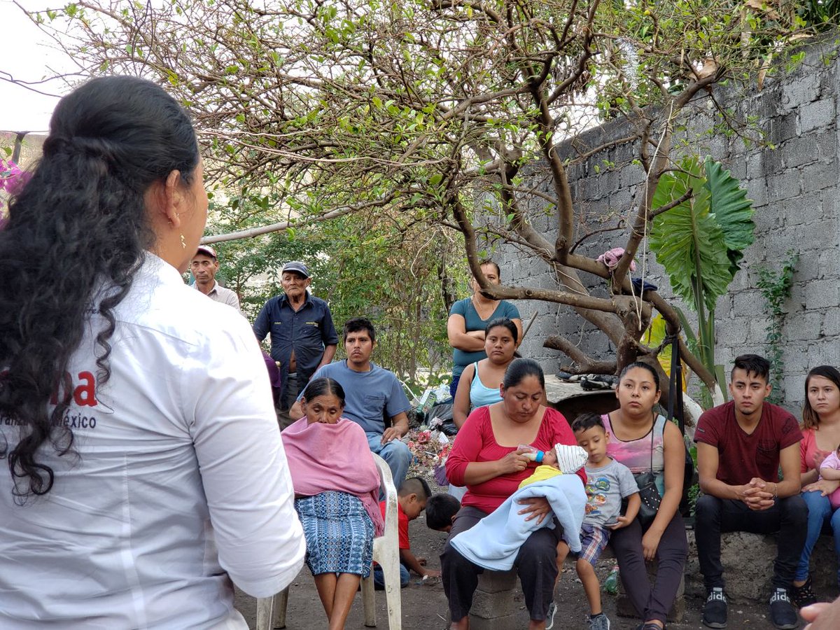 Alejandra Pani, candidata federal al 2do distrito por la coalición “Juntos Haremos Historia”, visitó la comunidad Ampliación Órgano, donde conversó con habitantes quienes le comentaron sobre la falta de una clínica en la comunidad que pueda brindar servicios médicos las 24 hrs.