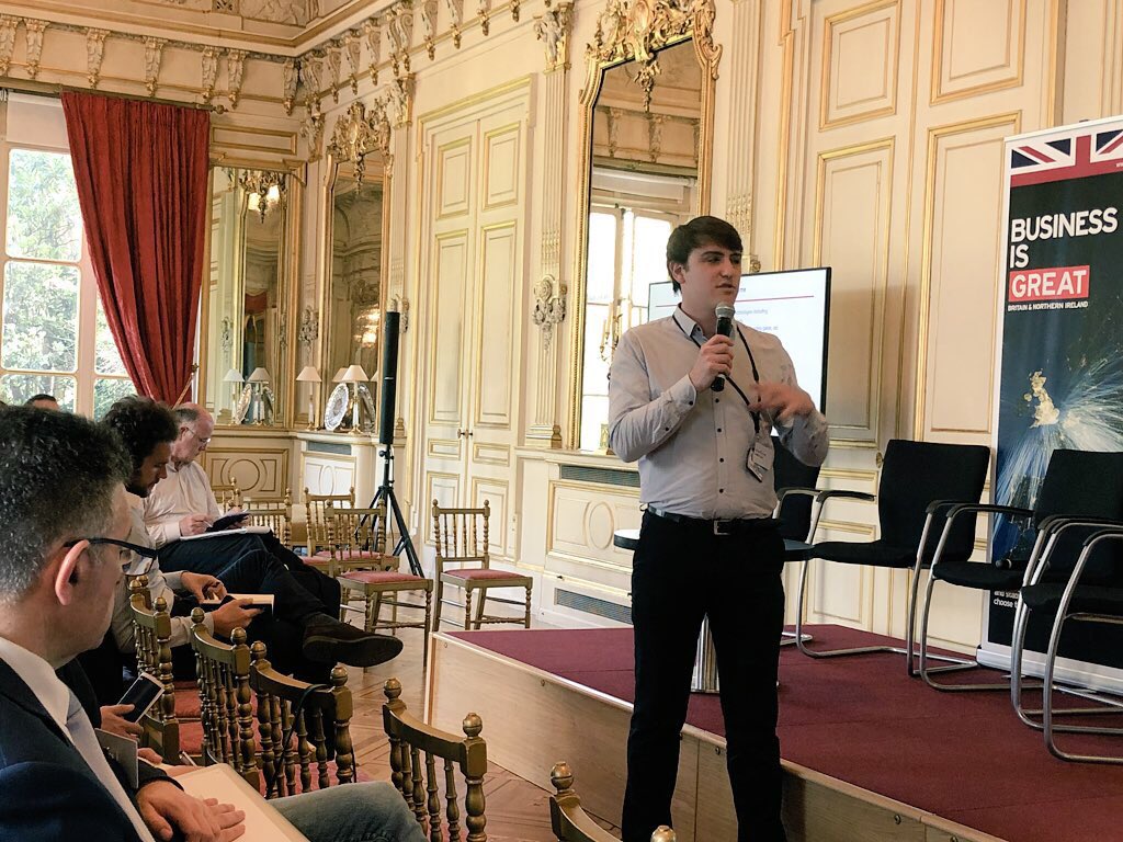 SAFThinkTank's tweet photo. Pierre Poullain co-fondateur de #ValeurTech : « Il y a aujourd’hui dans l’offre britannique en matière d’#AgTech des outils très développés qui peuvent intéresser nos filières françaises » https://t.co/fefPyvIOz0
