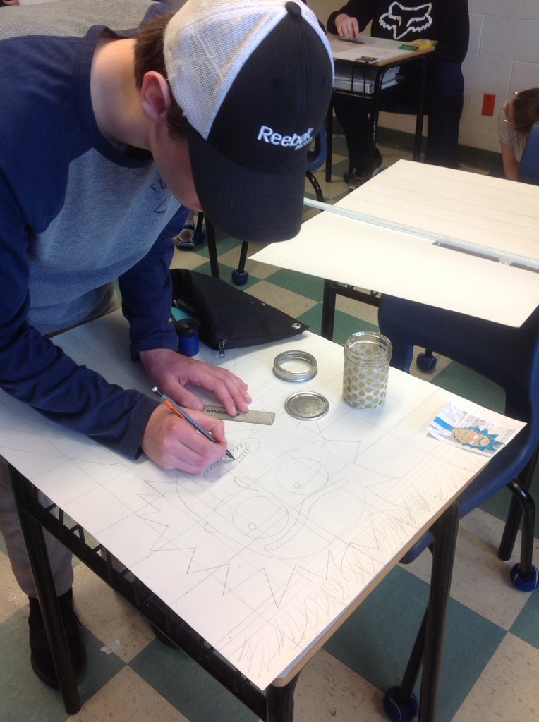 kampbell66's tweet image. @TATwolves @NLESDCA @dalegkirby The beginning of a masterpiece, scale factor and enlargements in grade 9 Math #scalefactor #math9 #mathisfun