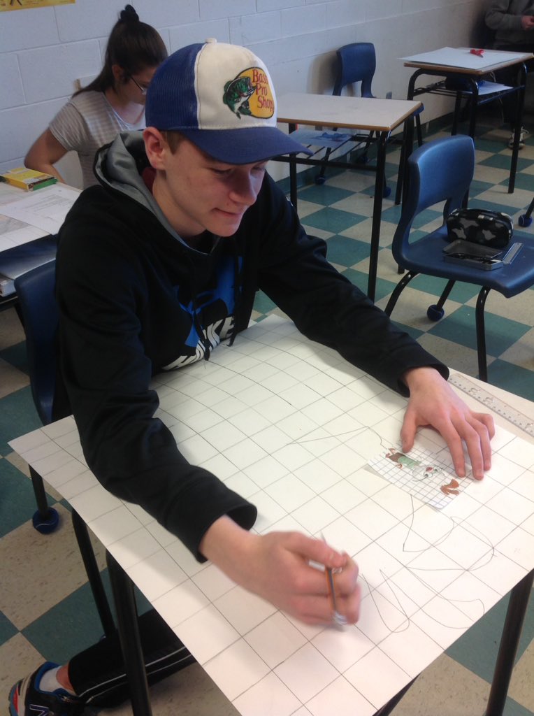 kampbell66's tweet image. @TATwolves @NLESDCA @dalegkirby The beginning of a masterpiece, scale factor and enlargements in grade 9 Math #scalefactor #math9 #mathisfun