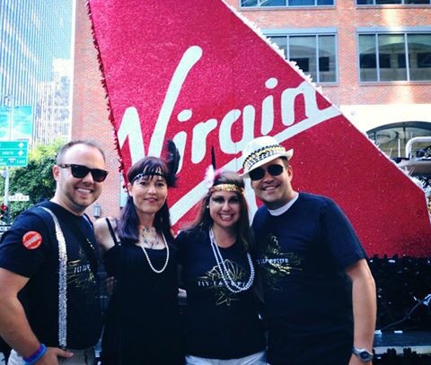 KateTalbot2's tweet photo. #tilthewheelsfalloff @virginamerica #alwaysgrateful to be part of an amazing brand but moreso for incredible friendships and beautiful experiences #socialmedia #VXselfieforever #VXPride #businessinthefrontpartyintheback https://t.co/KkSUhaORb9