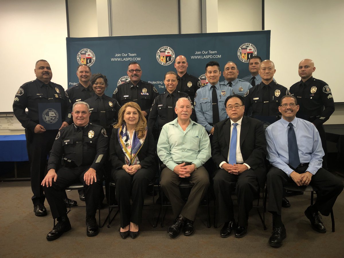 LASchoolPolice's tweet photo. Congratulations to our newly promoted personnel. Looking forward to your leadership roles from School Safety Officers to the rank of Lieutenant.
@LASchools
#BadgeCeremony #Promotions #Outstanding #LAUSD #LASPD #LASchoolPolice #SchoolPD https://t.co/qHovCzioFk