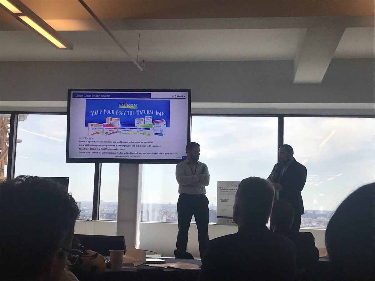 jboudazin's tweet photo. #2018ecsummit #new york  was a fun day @BoironUSA presentation with @IdeoClick 👍👍👍 in #newyork https://t.co/92fGjr73SU