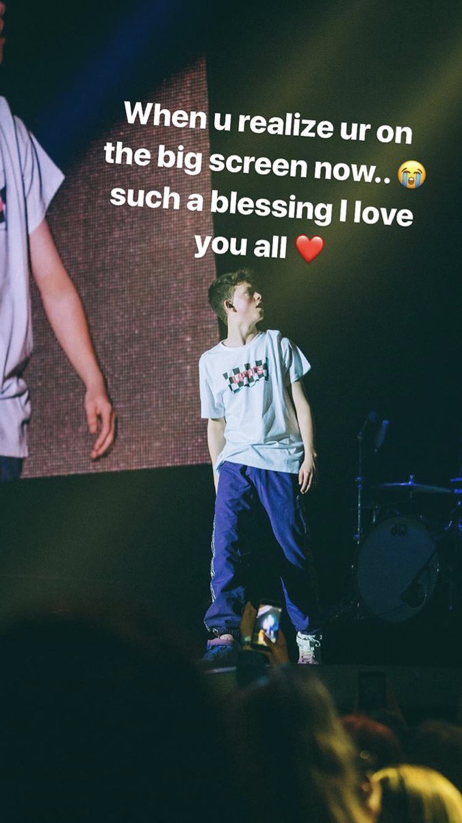 JacobsNotes's tweet image. Jacob in his stories about Belfast last night