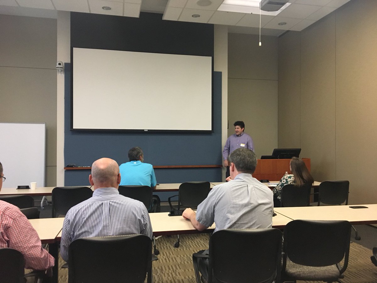 CWS_Auburn's tweet photo. Ryan Hasty, President and Owner of RH Solutions talking about ‘Better Client Communication’.  #AUTechTalks https://t.co/aBdacEFGCs